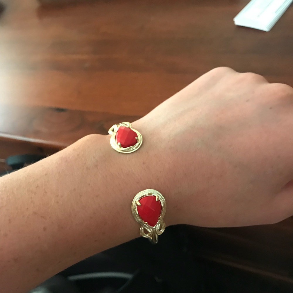 Kendra Scott Red Jewel Bracelet